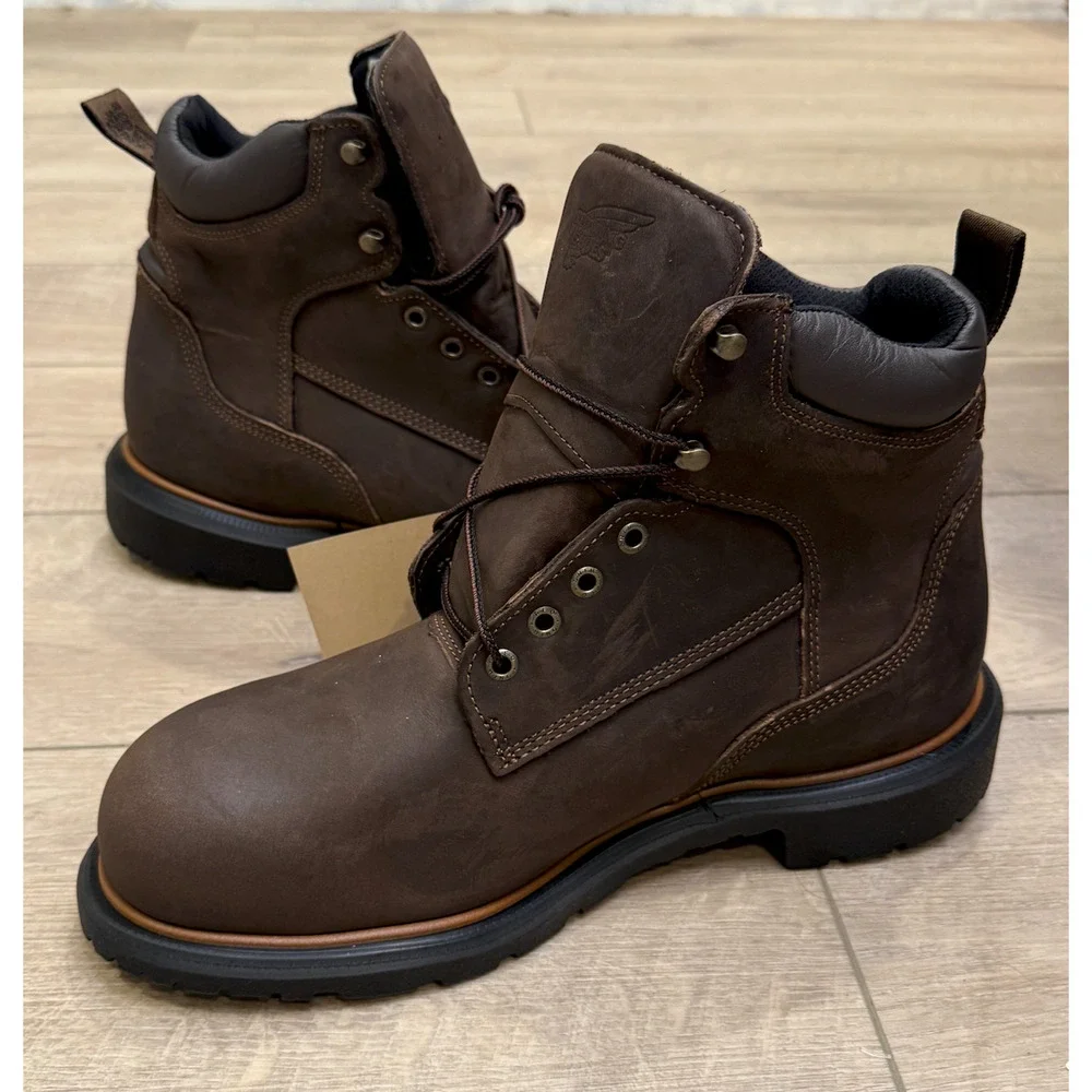 RED WING 4404 DYNAFORCE 6-INCH INSULATED WATERPROOF SAFETY TOE BOOTS SZ 9.5 EE